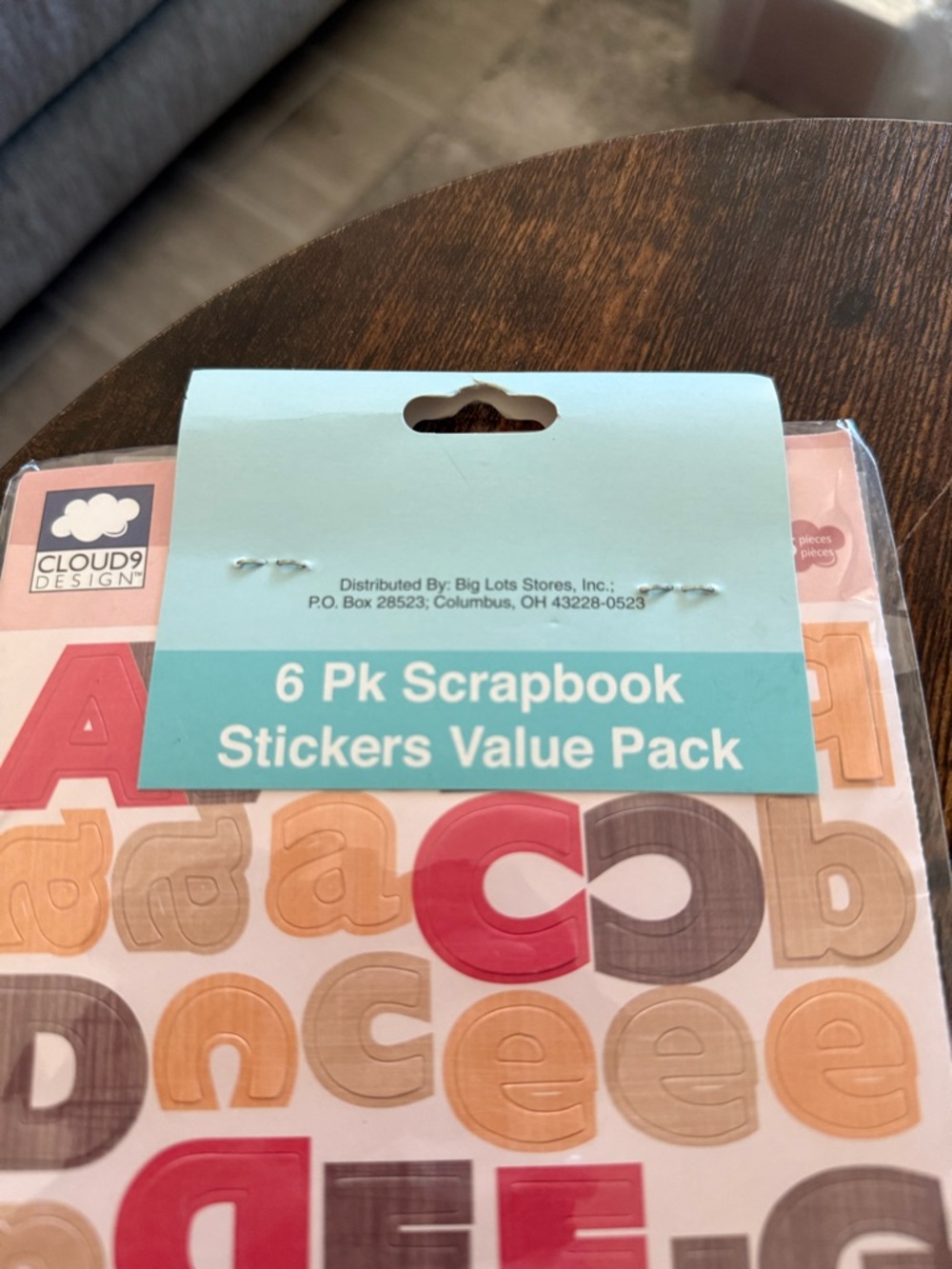 Scrapbook Sticker Pack - 6 Pc Value Set - Picture 9 of 12